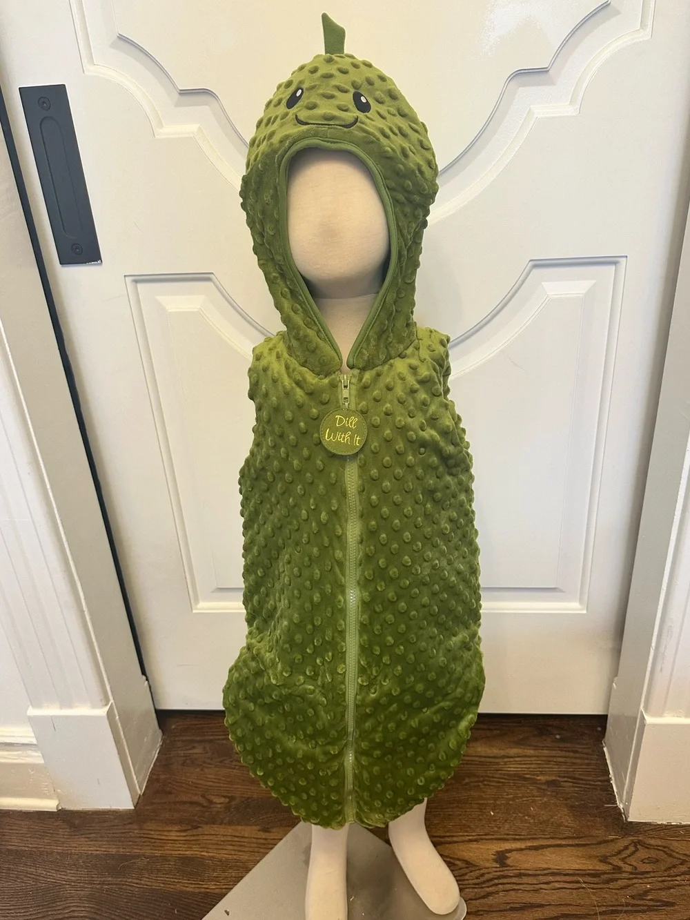 Sweet Dill Pickle Plush Halloween Costume Kids Boy Girl NEW